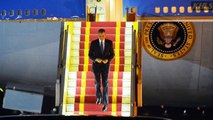 TT Obama đặt chân đến Vietnam, cảnh đón tiếp ở sân bay Nội Bài 22-5-2016
