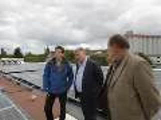 Du photovotaïque sur le toit du collège de Mansle (vidéo Majid Bouzzit)