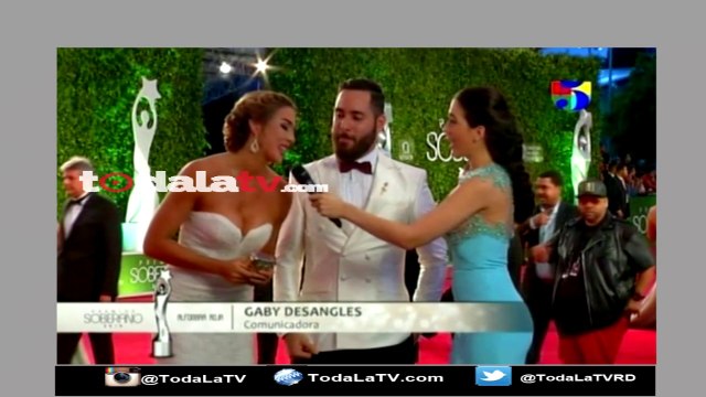 Raeldo Lopez en la Alfombra Roja de Premios Soberanos 2016