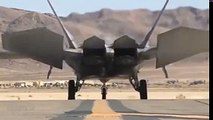 First combat mission for F22 Raptor in syria on ISIS 2016