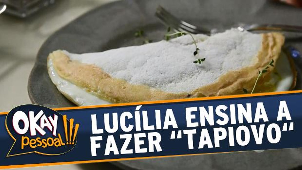 Lucília Diniz ensina a fazer um `tapiovo`