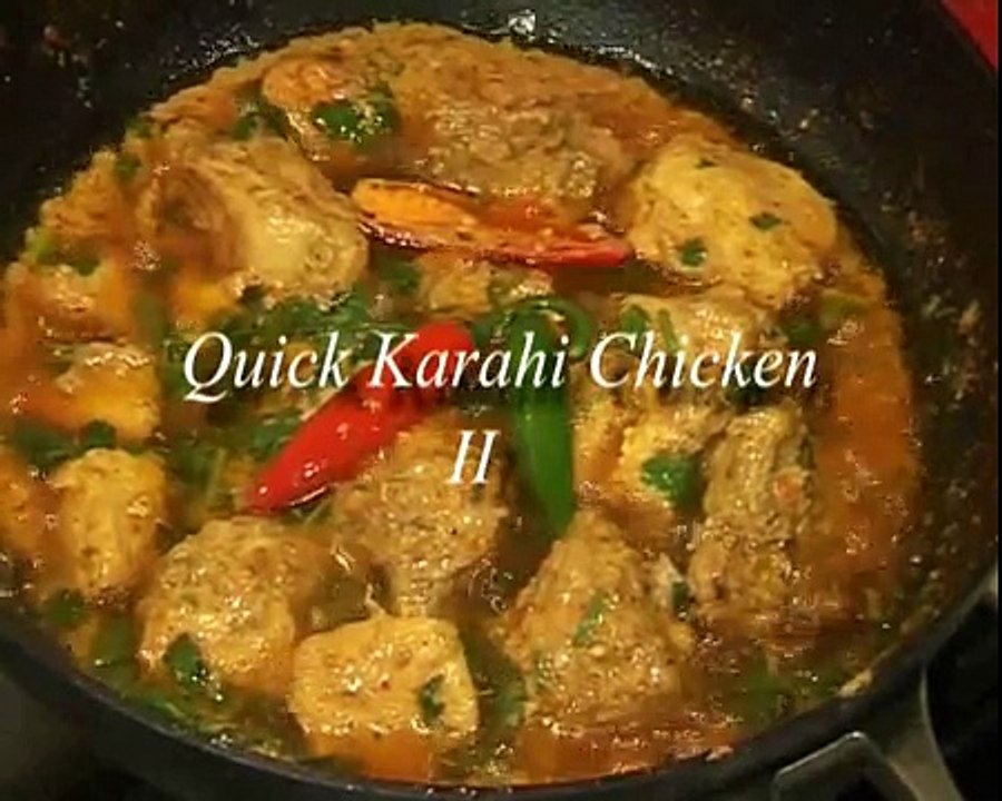 Quick Karahi Chicken