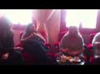 Les comédiens de "Mince alors!" à Angoulême (vidéo Anne Kerjean)