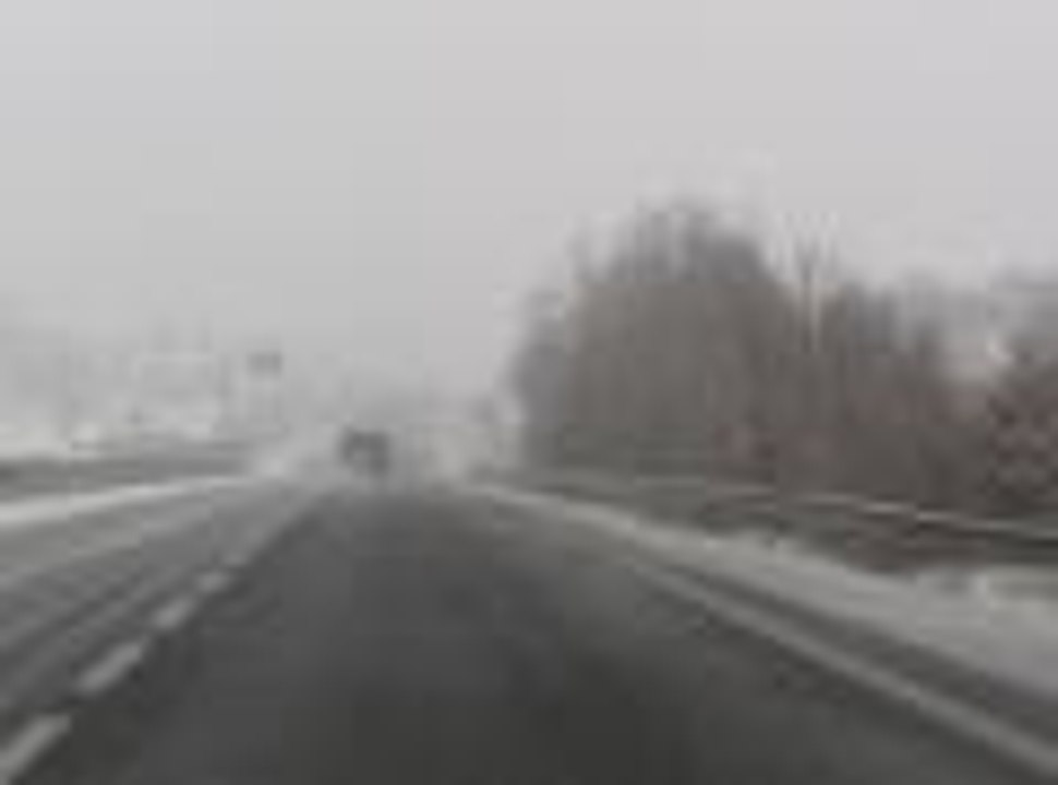La Charente sous la neige