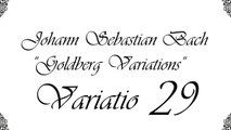 29 Goldberg Variations(Bach)(Harpsichord) - Variatio 29 BWV 988