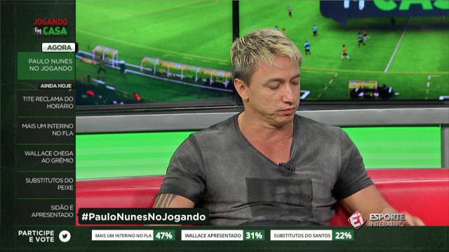 Paulo Nunes revela clube do coração