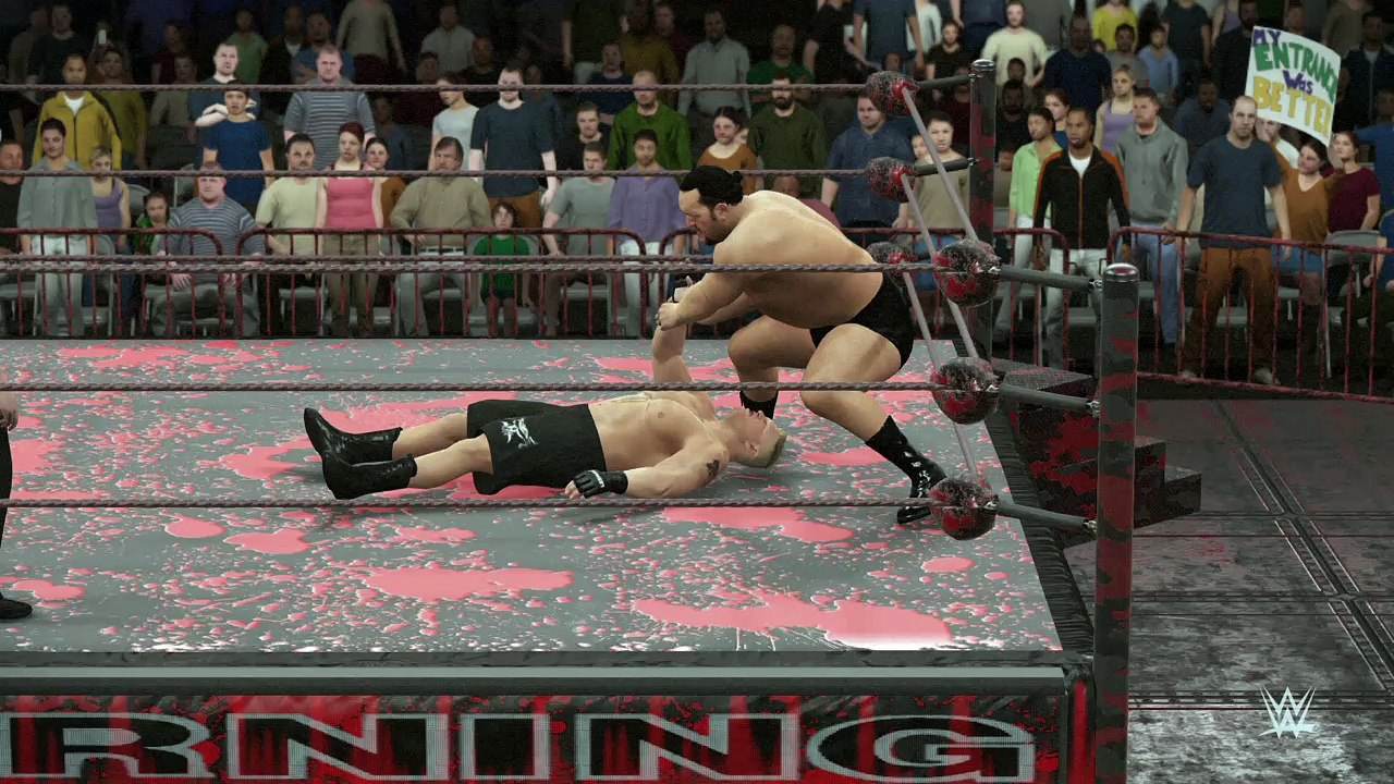 WWE 2K16 paul wight v brock lesnar