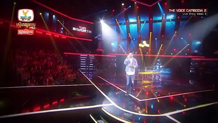 The Voice Cambodia - អ៊ុង សុវណ្ណរិទ្ទិ - បេះដូង ១០០​ - Live Show 29 May 2016