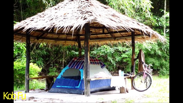 My Camp While Cycling in Thailand - Where Can You Camp while Cycling in Thailand