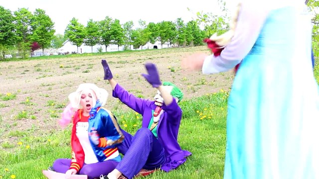 Spiderman & Frozen Elsa’s Magic Carpet Ride! w Anna, Joker & Harley Quinn, Pink Spidergirl, Prank