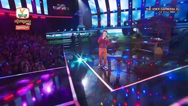 The Voice Cambodia - អ៊ិន សេរីវង្ស- ដណ្ដឹងកូនគេ​ - Live Show 29 May 2016