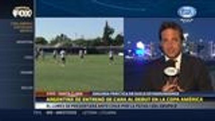 "Messi más afuera que adentro del debut"