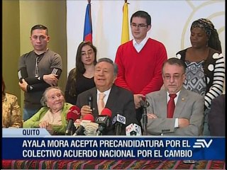 Enrique Ayala Mora anuncia su precandidatura presidencial