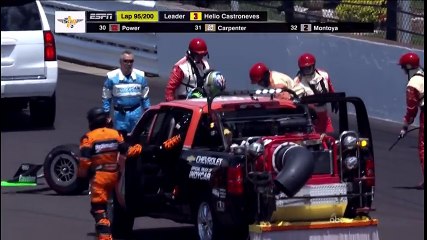 Karam Big Crash 2016 Indy 500