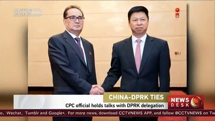 CPC official holds talks with DPRK delegation