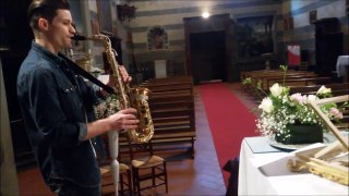 Tasten'Sax wedding in church - matrimonio in chiesa. Once upon a time - C'era una volta il west
