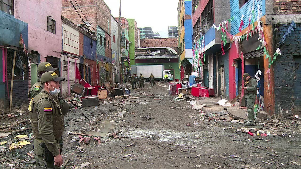 Casa do horror no centro de Bogotá