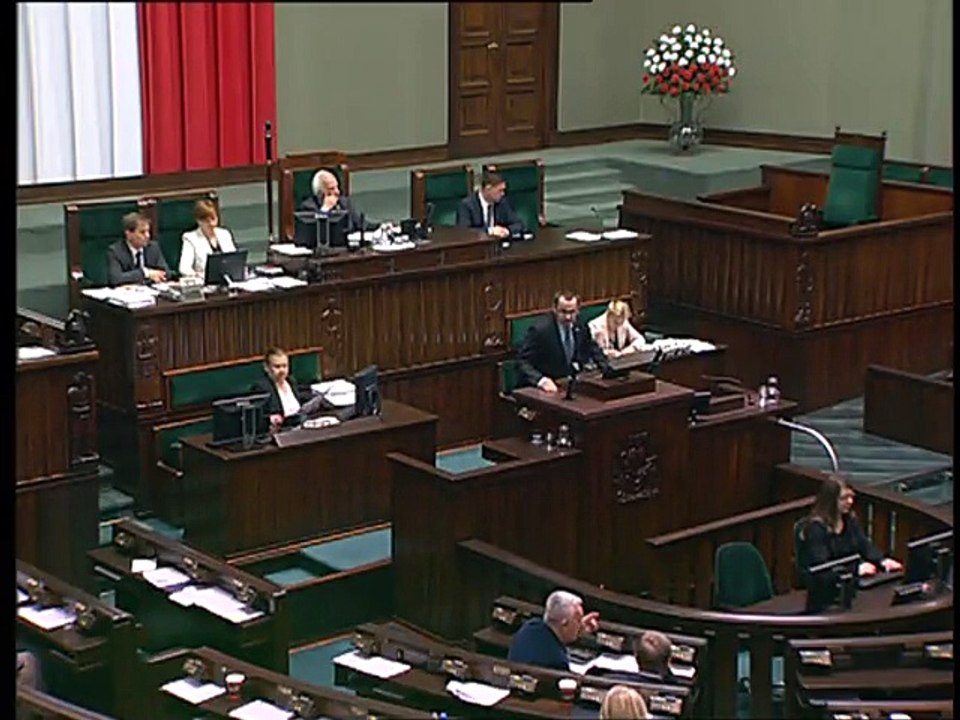 Poseł Marcin Horała - Wystąpienie z dnia 20 maja 2016 roku.
