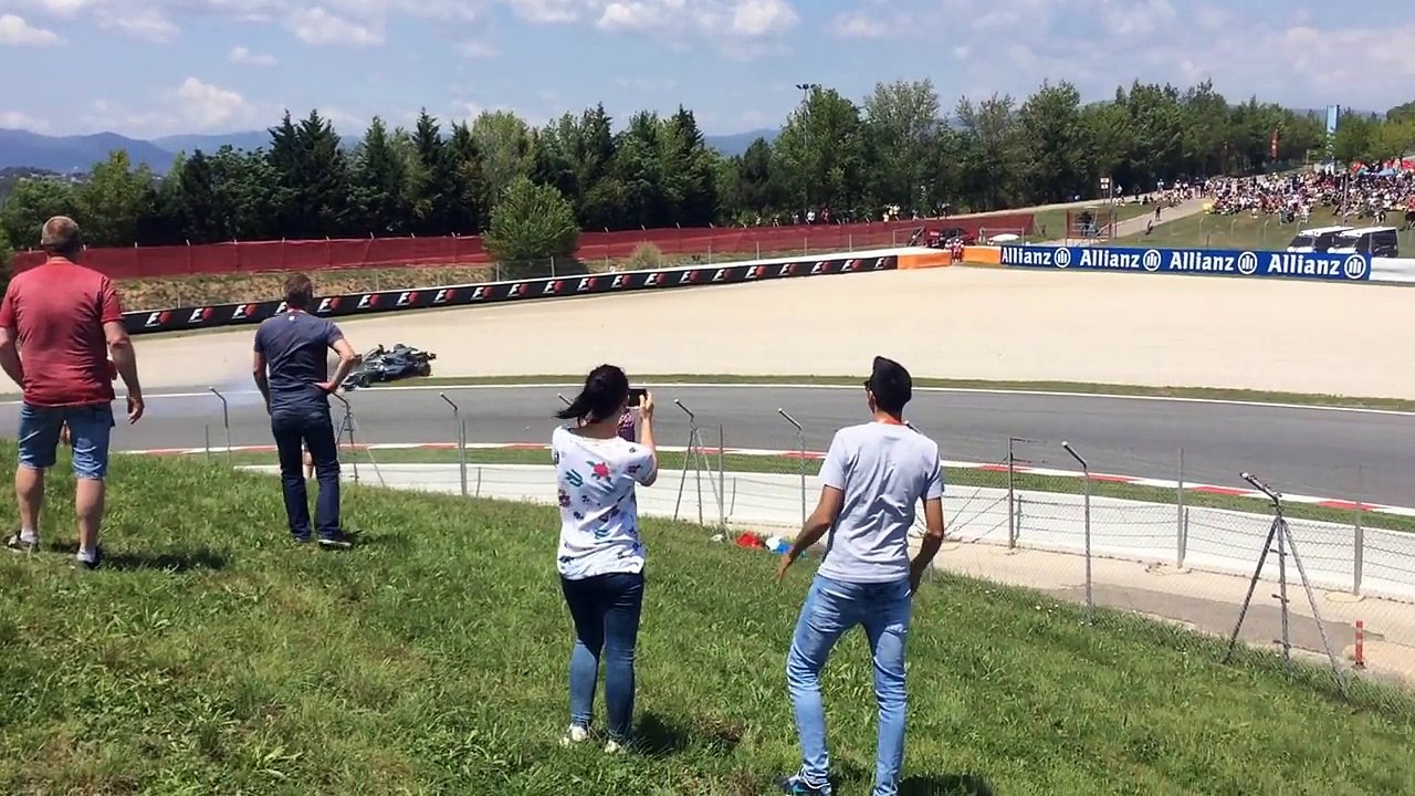2016 F1 Spain Grand Prix Race Video Clip Lap 1