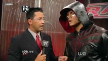 WWE Raw 25/04/11 - Cody Rhodes Backstage (HQ)