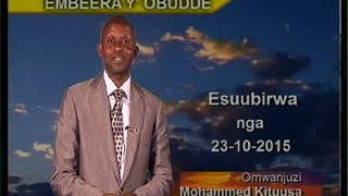 Embeera y'Obudde  nga 23 10 2015 ne Kituusa Mohamed