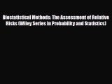 [PDF] Biostatistical Methods: The Assessment of Relative Risks (Wiley Series in Probability
