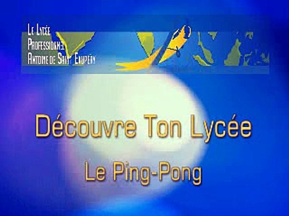 Flashcode : découvre ton lycée  - Tables de ping-pong