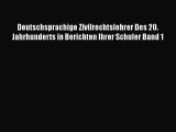 Read Deutschsprachige Zivilrechtslehrer Des 20. Jahrhunderts in Berichten Ihrer Schuler Band
