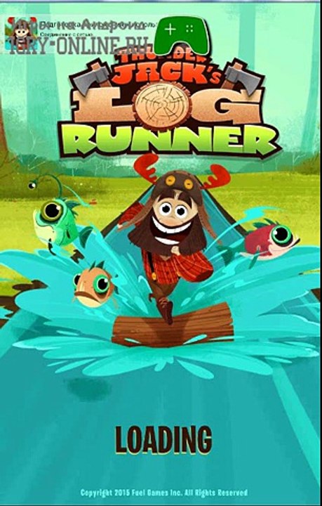 Прыжки над водой Thunder Jack's Log Runner - Android Games