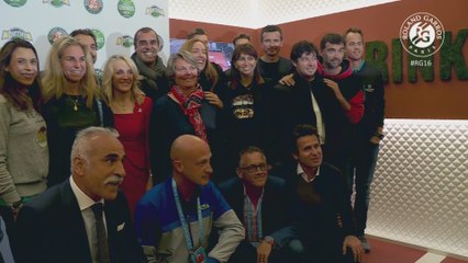 Roland-Garros 2016 - Leconte et le Trophée des Légendes