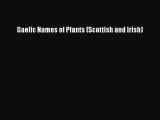 Download Gaelic Names of Plants (Scottish and Irish) PDF Free