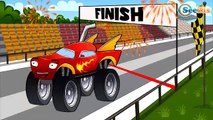 Monster Trucks & Racing Cars. Building Vehicles. Cartoons for Children Compilation 60 Minutes