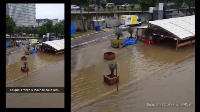 La crue de la Seine vue des réseaux sociaux