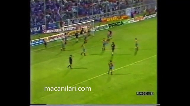 27.09.1989 - 1989-1990 UEFA Cup 1st Round 2nd Leg ACF Fiorentina 1-0 Atletico Madrid (With Penalties 3-1)