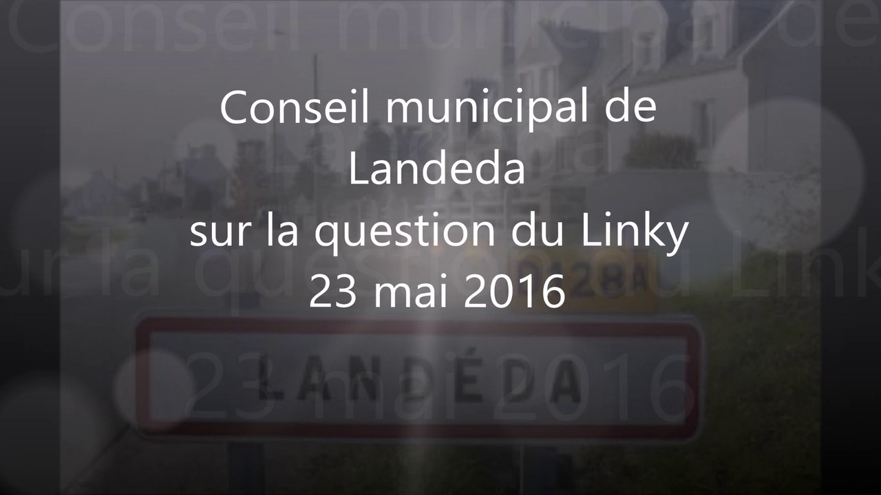 Question Linky-Conseil Municipal de Landeda du 23 mai 16
