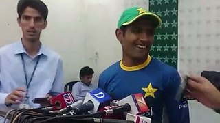 Asad ali pakistani cricketer Live press conference