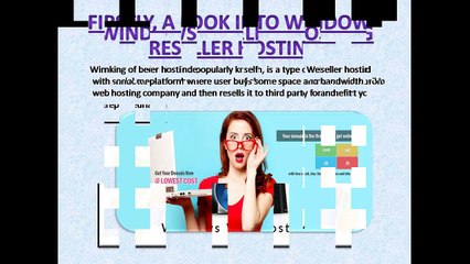 WINDOWS RESELLER HOSTING THE BEST WAY TO BE SELF EMPLOYED PLANS