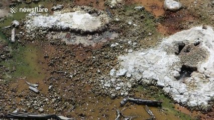 Crackling Lake in Yellowstone National Park