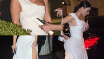 Kim Kardashian Almost Spills Out Her BOOBS Wardrobe Malfunction