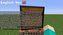 Banner Alphabet In Minecraft Only One Command Eng Video