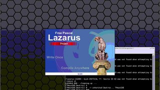 Lazarus IDE running inside Meizu MX4 Ubuntu Edition (VNC remote desktop over wifi)