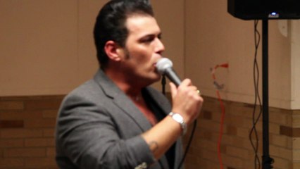 Franz Goovaerts sings 'Hurt' American Legion May 2016