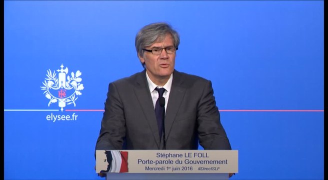 Compte rendu du Conseil des ministres du 1er juin 2016