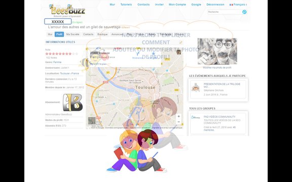 Nous t'expliquons comment ajouter ou modifier ta photo de profil sur BeesBuzz