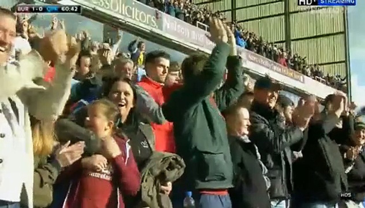 Vokes GOAL (1_0) - Burnley FC vs Queens Park Rangers 02_5_2016