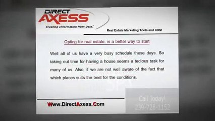 Opting for real estate, is a better way to start