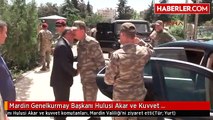 Mardin Genelkurmay Başkanı Hulusi Akar ve Kuvvet Komutanları, Mardin Valiliği'ni Ziyaret Etti
