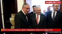 KKTC Cumhurbaşkanı Akıncı Başbakan Yıldırım?ı Kabul Etti