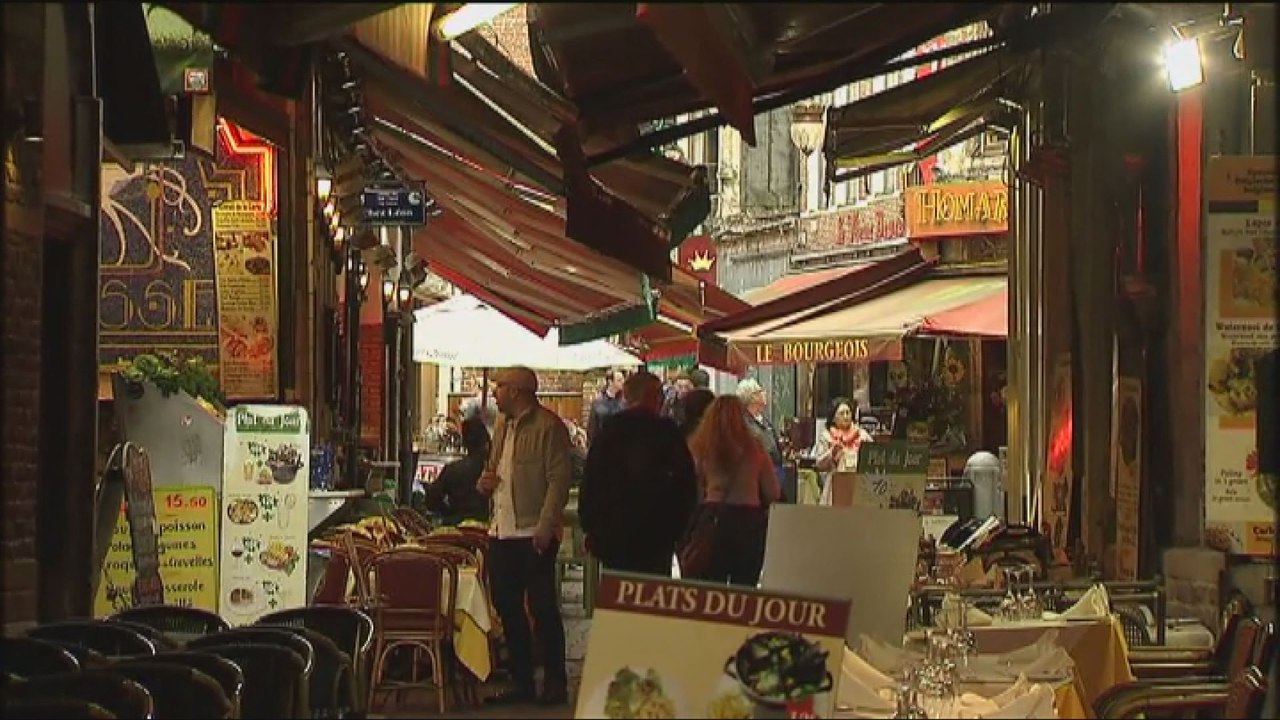 Plus d'auvents ni de parasols sur les terrasses de la Rue des Bouchers