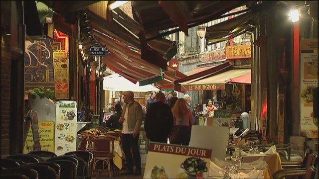 Plus d'auvents ni de parasols sur les terrasses de la Rue des Bouchers